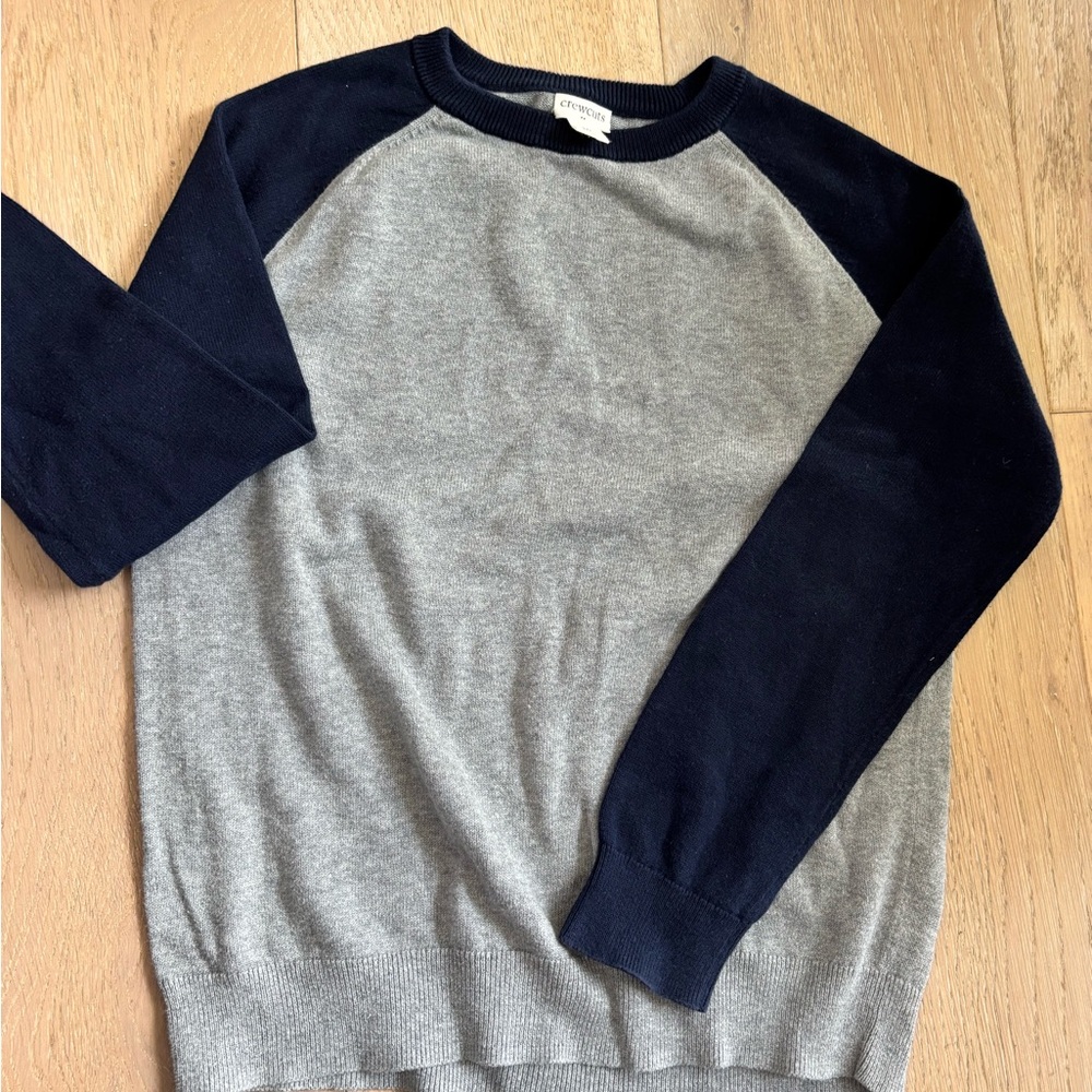 Boys J Crew Sweater + GAP Khakis.